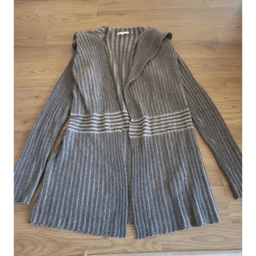 Women's Minnie Rose Cashmere Blend Cardigan‎ Brown Size XS Small
